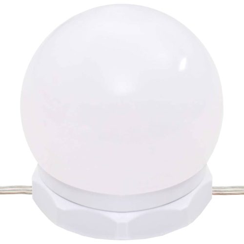  füstös tölgyszínű LED-es fésülködőasztal 74,5 x 40 x 141 cm