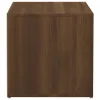  barna tölgyszínű szerelt fa tárolódoboz 40,5 x 40 x 40 cm
