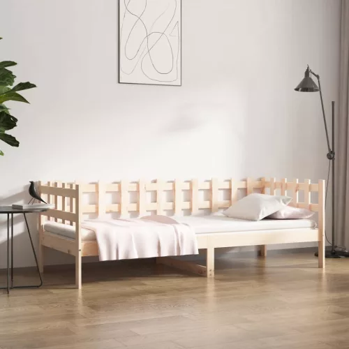  tömör fenyőfa kanapéágy matrac nélkül 90 x 200 cm