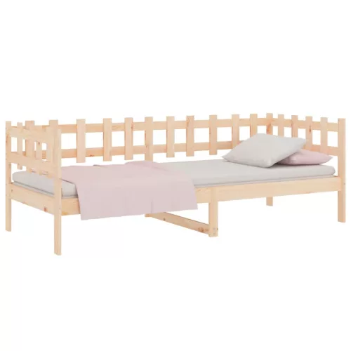  tömör fenyőfa kanapéágy matrac nélkül 90 x 200 cm