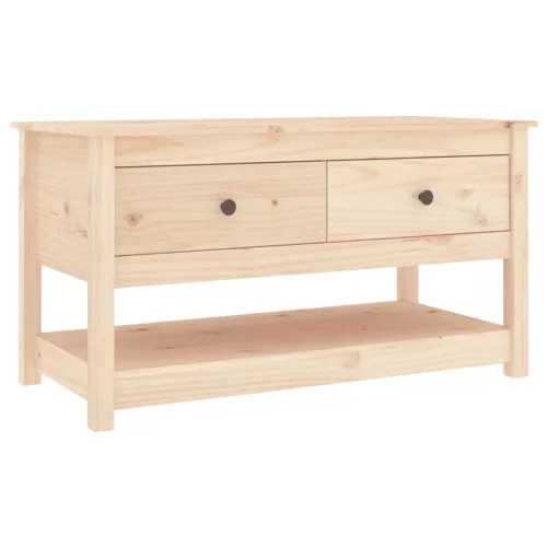  tömör fenyőfa dohányzóasztal 102 x 49 x 55 cm