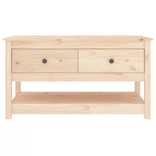 tömör fenyőfa dohányzóasztal 102 x 49 x 55 cm