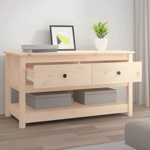  tömör fenyőfa dohányzóasztal 102 x 49 x 55 cm