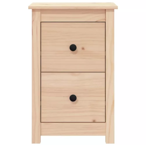  tömör fenyőfa éjjeliszekrény 40 x 35 x 61,5 cm