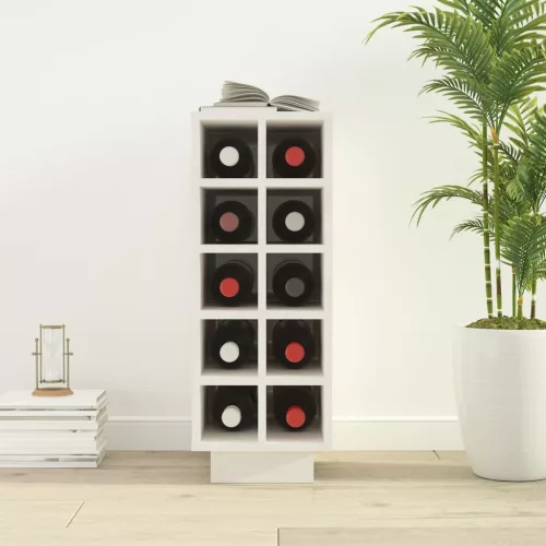  fehér tömör fenyőfa borszekrény 23 x 34 x 61 cm