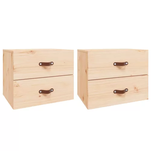  2 db falra szerelhető éjjeliszekrény 50 x 36 x 40 cm