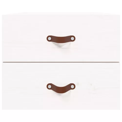  2 db fehér falra szerelhető éjjeliszekrény 50 x 36 x 40 cm