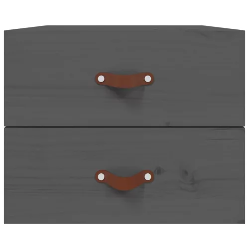  szürke falra szerelhető éjjeliszekrény 50 x 36 x 40 cm