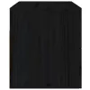  2 db fekete falra szerelhető éjjeliszekrény 50 x 36 x 40 cm
