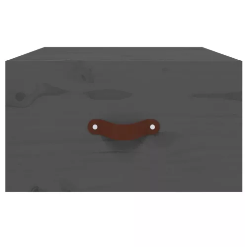  szürke falra szerelhető éjjeliszekrény 40 x 29,5 x 22 cm