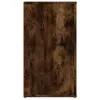  füstös tölgy színű szerelt fa tálalószekrény 100x33x59,5 cm