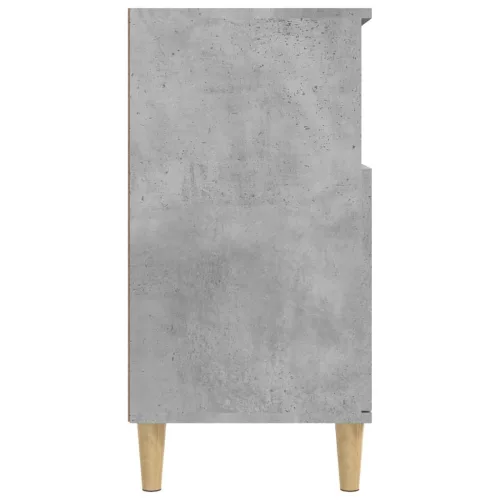  betonszürke szerelt fa tálalószekrény 60 x 35 x 70 cm