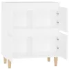  fehér szerelt fa tálalószekrény 60 x 35 x 70 cm