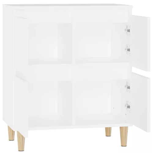  fehér szerelt fa tálalószekrény 60 x 35 x 70 cm