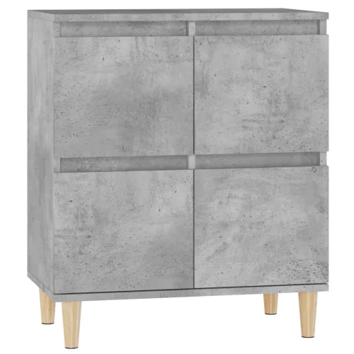  betonszürke szerelt fa tálalószekrény 60 x 35 x 70 cm