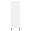  fehér szerelt fa magasszekrény 60 x 36 x 110 cm
