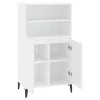 fehér szerelt fa magasszekrény 60 x 36 x 110 cm