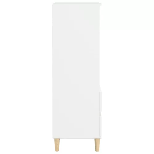  fehér szerelt fa magasszekrény 40 x 36 x 110 cm