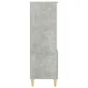  betonszürke szerelt fa magasszekrény 40 x 36 x 110 cm