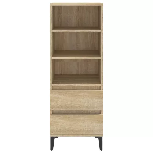  sonoma tölgy szerelt fa magasszekrény 40 x 36 x 110 cm