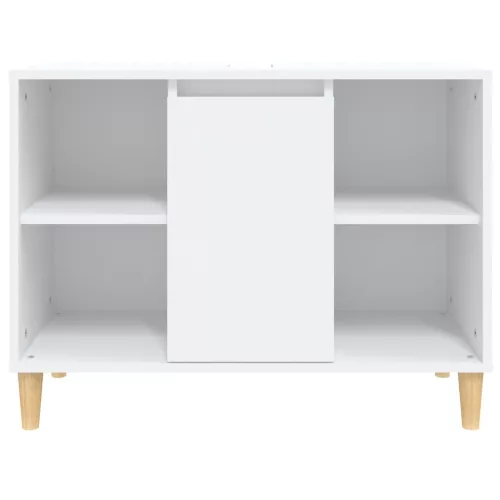  fehér szerelt fa mosdószekrény 80 x 33 x 60 cm