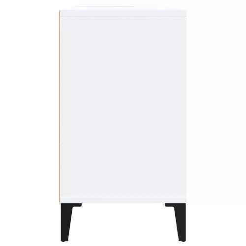  fehér szerelt fa mosdószekrény 80 x 33 x 60 cm