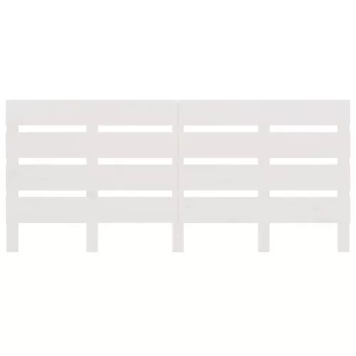  fehér tömör fenyőfa fejtámla 140 x 3 x 80 cm