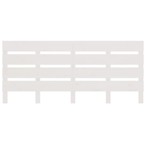  fehér tömör fenyőfa fejtámla 150 x 3 x 80 cm