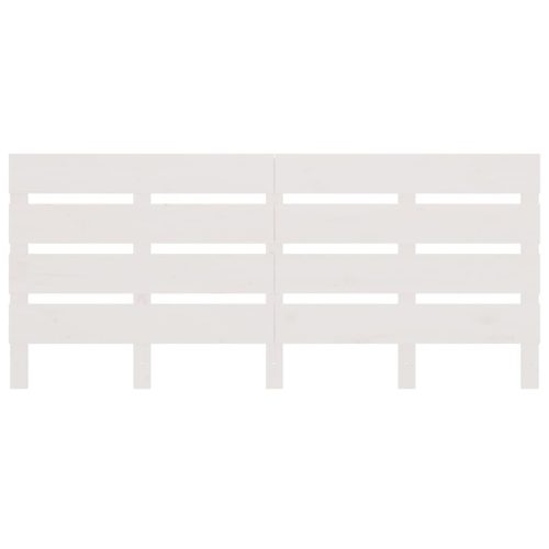  fehér tömör fenyőfa fejtámla 200 x 3 x 80 cm