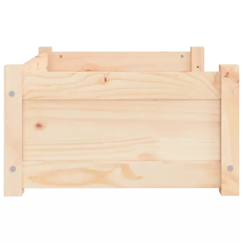  tömör fenyőfa kutyaágy 65,5 x 50,5 x 28 cm