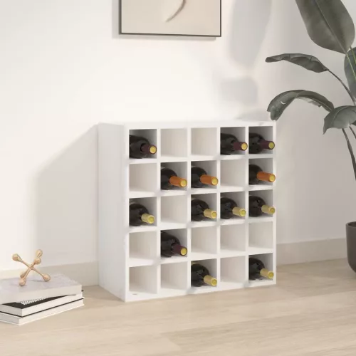  fehér tömör fenyőfa borszekrény 56 x 25 x 56 cm