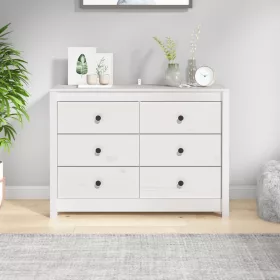  fehér tömör fenyőfa kisszekrény 100 x 40 x 72 cm