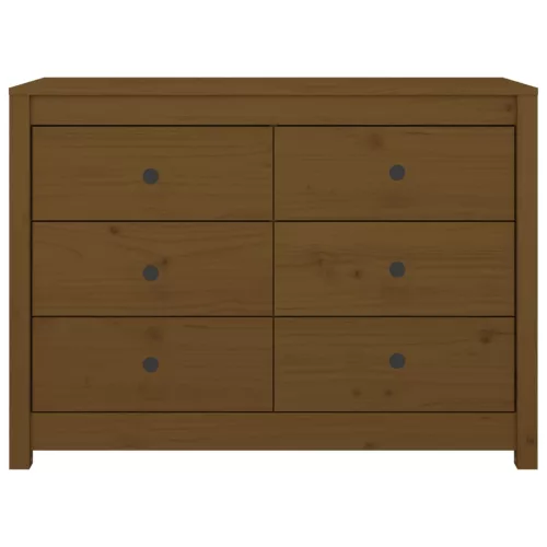  mézbarna tömör fenyőfa kisszekrény 100 x 40 x 72 cm