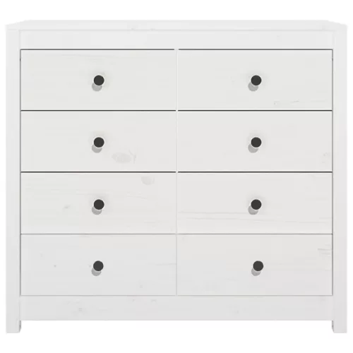  fehér tömör fenyőfa kisszekrény 100 x 40 x 90 cm