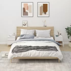  2 db fehér éjjeliszekrény 40 x 35 x 50 cm