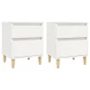  2 db fehér éjjeliszekrény 40 x 35 x 50 cm