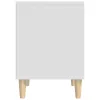  fehér szerelt fa éjjeliszekrény 40 x 35 x 50 cm