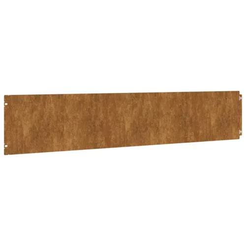  10 db rugalmas corten acél gyepszegély 20 x 103 cm