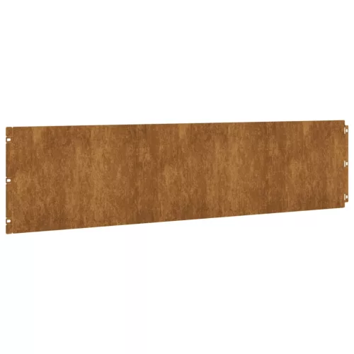  10 db rugalmas corten acél gyepszegély 25 x 103 cm