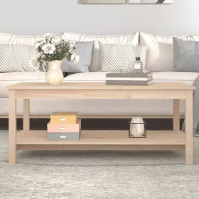  tömör fenyőfa dohányzóasztal 110 x 55 x 45 cm