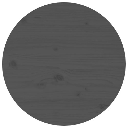  szürke tömör fenyőfa dohányzóasztal Ø 45 x 40 cm