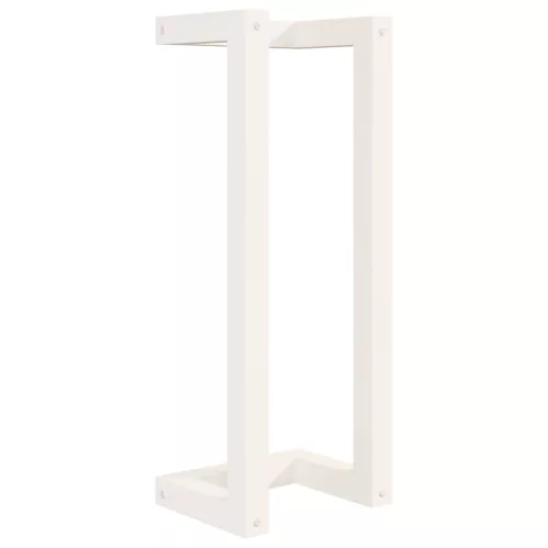  fehér tömör fenyőfa törülközőtartó 23 x 18 x 60 cm