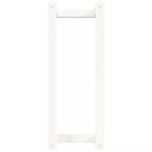  fehér tömör fenyőfa törülközőtartó 23 x 18 x 60 cm