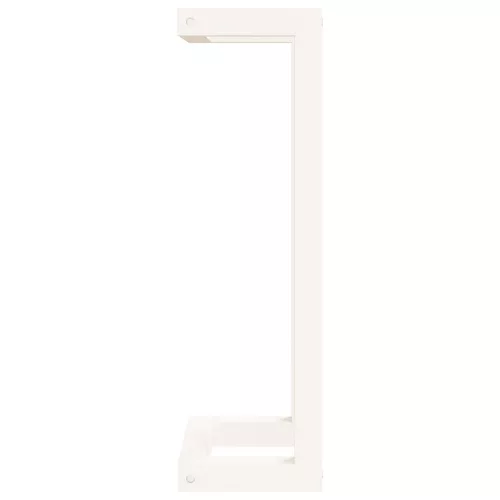  fehér tömör fenyőfa törülközőtartó 23 x 18 x 60 cm