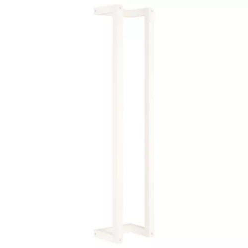  fehér tömör fenyőfa törülközőtartó 23 x 18 x 110 cm