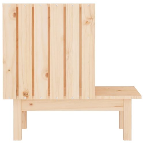  tömör fenyőfa macskaház 60 x 36 x 60 cm