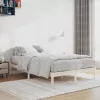  tömör fenyőfa ágy matrac nélkül 137 x 190 cm