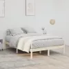  tömör fenyőfa ágy matrac nélkül 137 x 190 cm