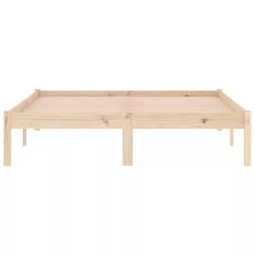  tömör fenyőfa ágy matrac nélkül 137 x 190 cm