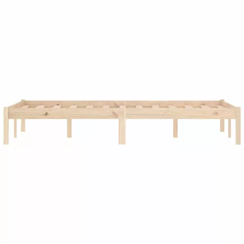  tömör fenyőfa ágy matrac nélkül 137 x 190 cm